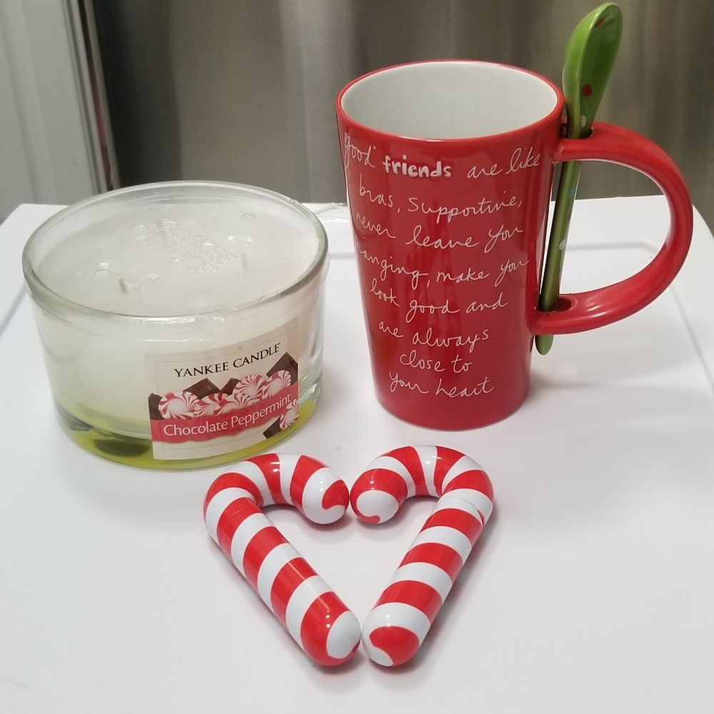 Good Friend Mug W/ Spoon, Tea Infusers & Yankee Candle